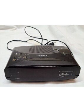 Magnavox AJ3440 FM/AM Weatherband Clock Radio With Dual Alarms & Repeat Alarm Fu